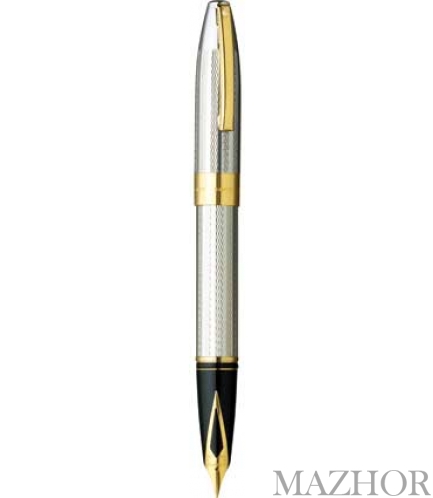 Ручка перьевая Sheaffer Barleycorn Sterling Silver GT Sh903704 Ручка перьевая Sheaffer Barleycorn Sterling Silver GT Sh903704 - Фото №1