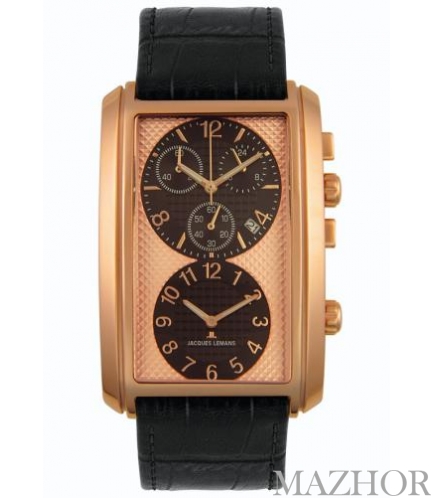 Мужские часы Jacques Lemans Classic Format Dualtimer 1-1392C Мужские часы Jacques Lemans Classic Format Dualtimer 1-1392C - Фото №1