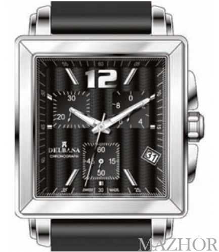 Мужские часы Delbana 467500L BLK Мужские часы Delbana 467500L BLK - Фото №1