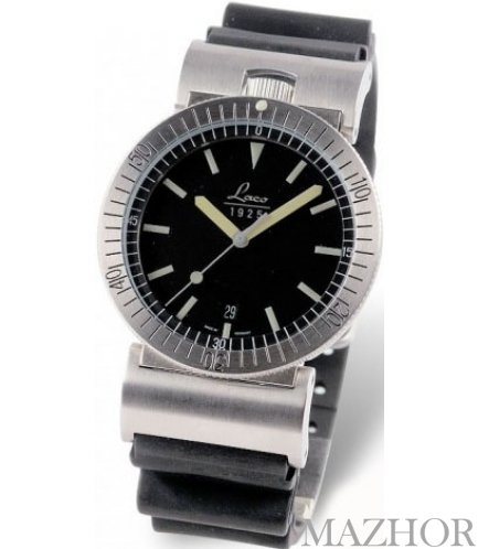 ������� ���� Laco Einsatzuhr Quarz steel/Kautschuk - ���� �1