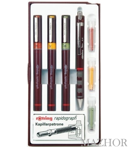 ���������� ����� Rotring Rapidograph  Junior-Set RG S0699470 - ���� �1