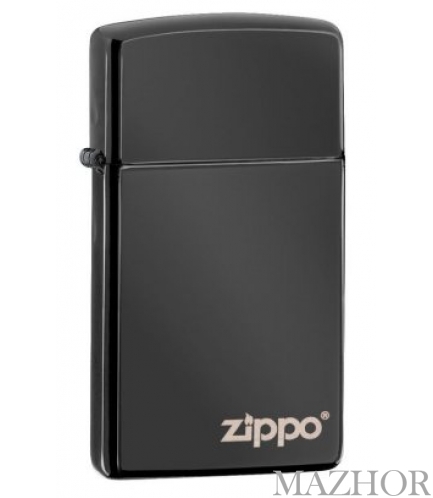 ��������� Zippo Slim Ebony with Logo 28123 ZL - ���� �1