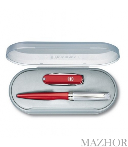 Подарочный набор из ножа и ручки Victorinox Vx46227.T Подарочный набор из ножа и ручки Victorinox Vx46227.T - Фото №1