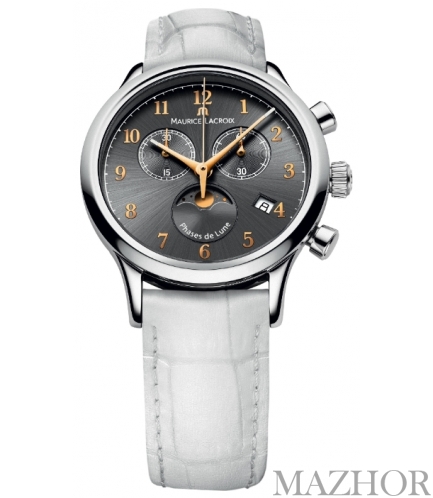 Женские часы Maurice Lacroix Les Classiques Phases de Lune Chronographe LC1087-SS001-821 Женские часы Maurice Lacroix Les Classiques Phases de Lune Chronographe LC1087-SS001-821 - Фото №1