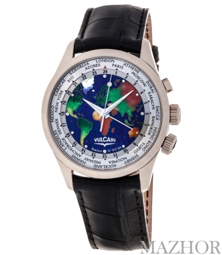   Vulcain Cloisonne The World 100308.128L/BK -  1