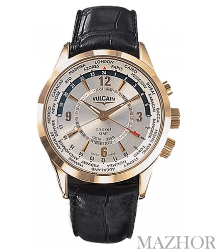 Мужские часы Vulcain Aviator GMT 100508.030L Мужские часы Vulcain Aviator GMT 100508.030L - Фото №1