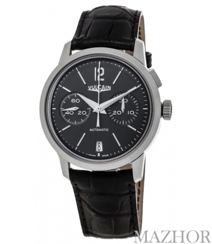   Vulcain Presidents Chrono Auto Steel 570157.310L/BK -  1