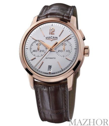   Vulcain Presidents Chrono Auto Gold 570557.312L/BN -  1