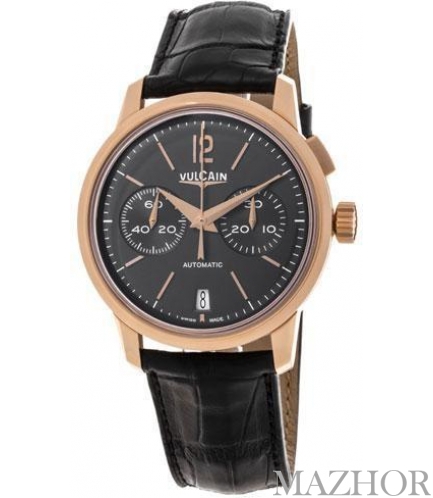   Vulcain Presidents Chrono Auto Gold 570557.313L/BK -  1