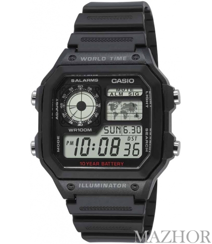   Casio Standard Digital AE-1200WH-1AVEF -  1