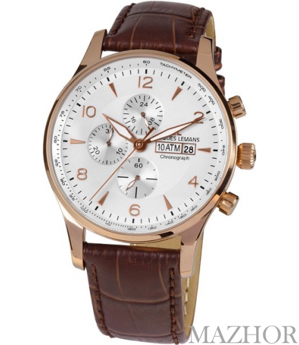 Мужские часы Jacques Lemans Classic Chronograph 1-1844F Мужские часы Jacques Lemans Classic Chronograph 1-1844F - Фото №1