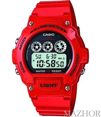 ���� Casio Standard Digital W-214HC-4AVCF - ���� �1