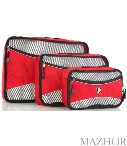 ����� ��� ������ Heys Ecotex Packing Cube Red 3�� - ���� �1