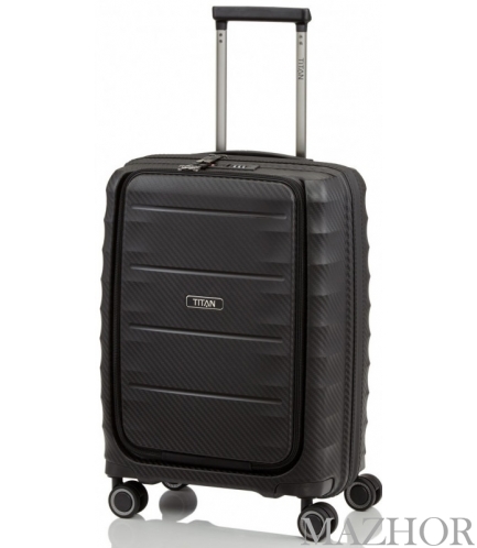 Чемодан Titan HIGHLIGHT/Black S Маленький Ti842409-01 Чемодан Titan HIGHLIGHT/Black S Маленький Ti842409-01 - Фото №1