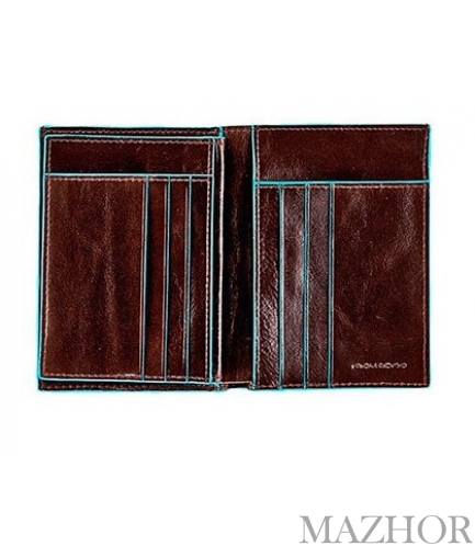 Портмоне PIQUADRO коричневый BL SQUARE/Cognac PU1129B2_MO Портмоне PIQUADRO коричневый BL SQUARE/Cognac PU1129B2_MO - Фото №1