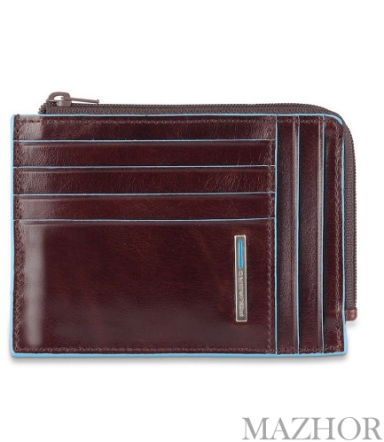 Кредитница Piquadro Blue Square/Cognac PU1243B2R_MO Кредитница Piquadro Blue Square/Cognac PU1243B2R_MO - Фото №1