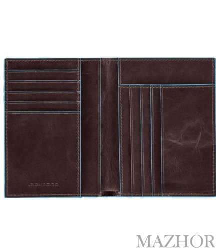 Портмоне PIQUADRO коричневый BL SQUARE/Cognac PU1393B2_MO Портмоне PIQUADRO коричневый BL SQUARE/Cognac PU1393B2_MO - Фото №1