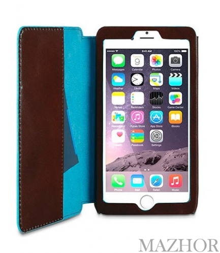 ����� ��� iPhone PIQUADRO ���������� BL SQUARE/Cognac AC3456B2_MO - ���� �1