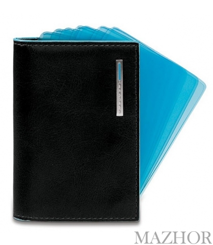Кредитница Piquadro BL SQUARE/N.Blue PP1661B2_BLU2 Кредитница Piquadro BL SQUARE/N.Blue PP1661B2_BLU2 - Фото №1