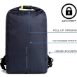 XD Design Bobby Urban Lite Anti-Theft Backpack Blue P705.505 -  3