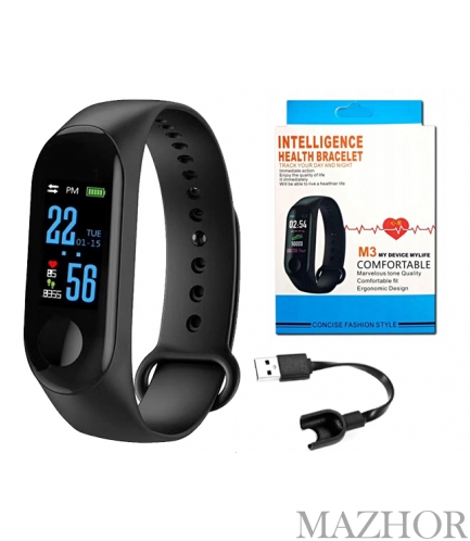 ������ ������� M3 Fit Original Smart Bracelet YOHO black - ���� �1